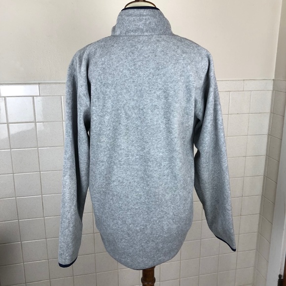 NFL Rams Fleece Pullover Sweater St. Louis Los Angeles Gray Blue Gold Medium - Picture 4 of 6